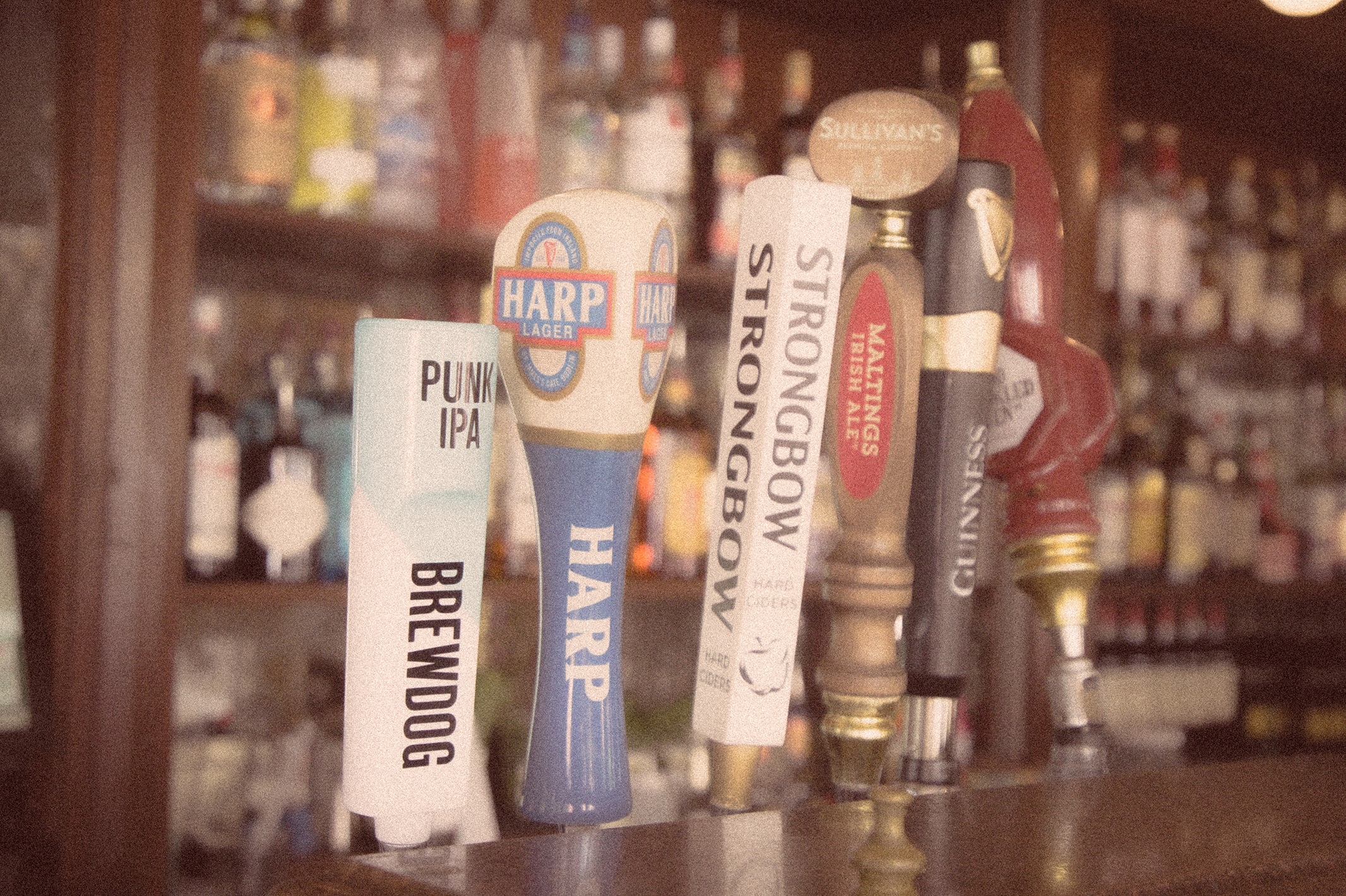 Beer taps after Supermarket 110 Film